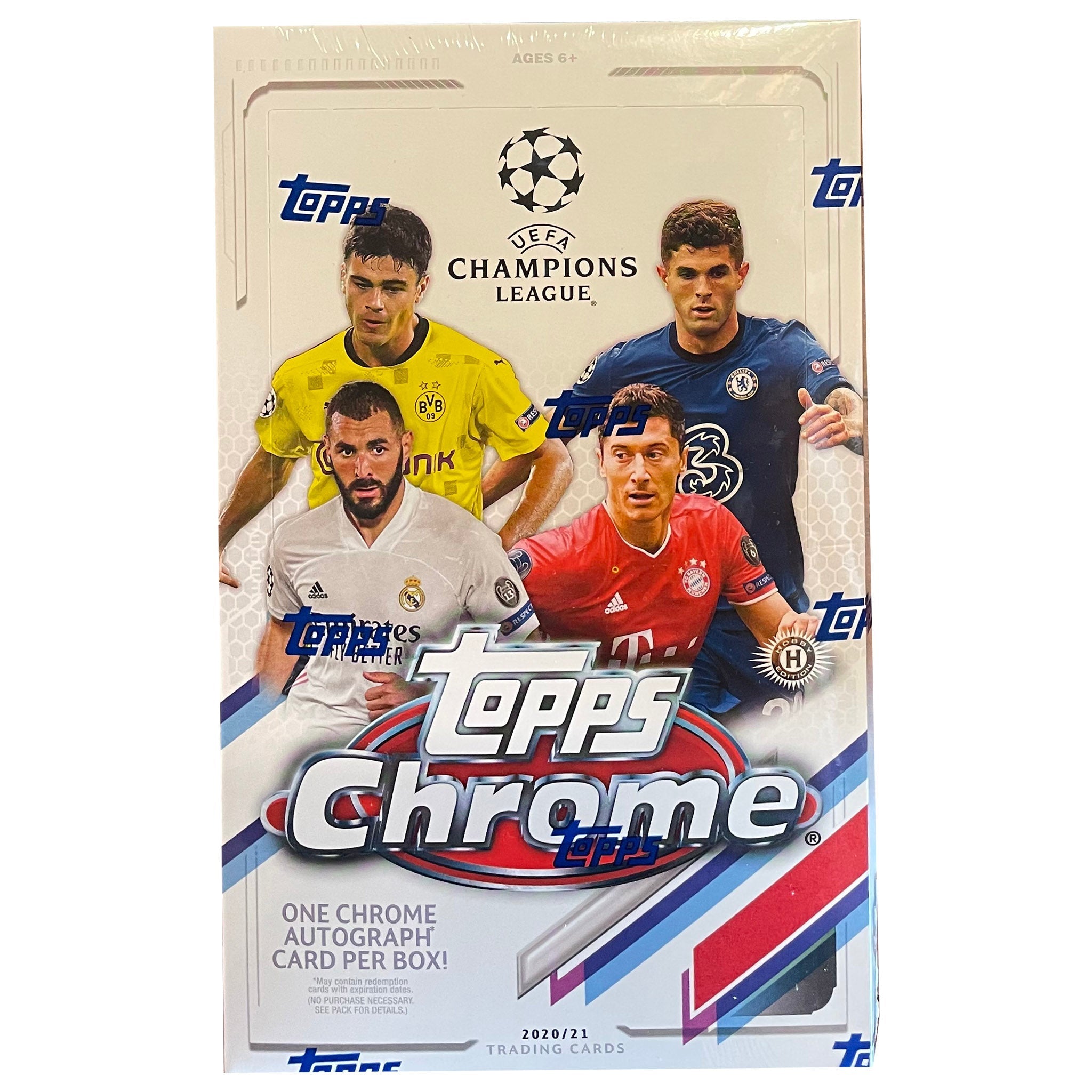 2020/21 Topps UEFA Champions League Chrome Soccer Hobby Case (12ct)
